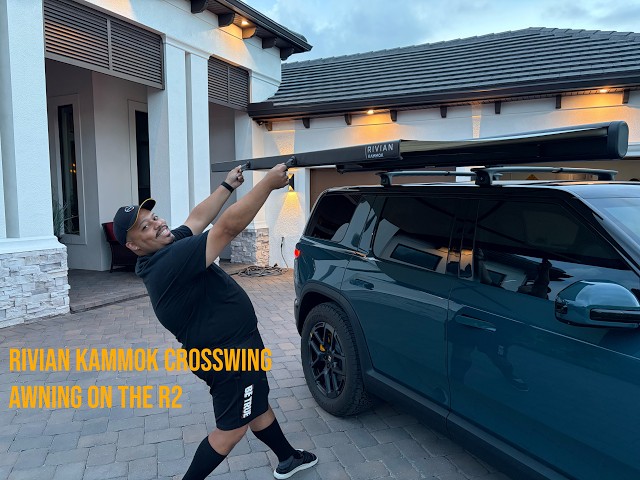 My Rivian R2 Finally Has Shade! Kammok Crosswing Install