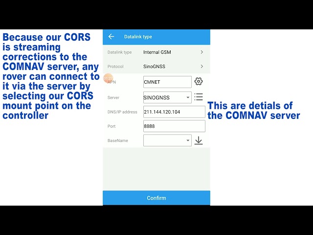 GNSS TUTORIAL -  HOW TO USE INTERNAL GSM MODE TO CONNECT TO A COR STATION