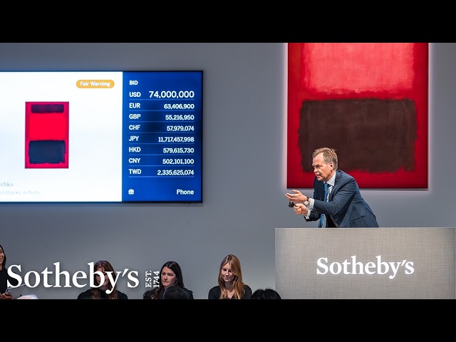 Rare Mark Rothko Masterpiece Sets Off Bidding Battle | Sotheby's