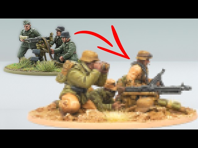 How to Kitbash & Paint A Plastic Deutsche Afrika Korps MMG Team