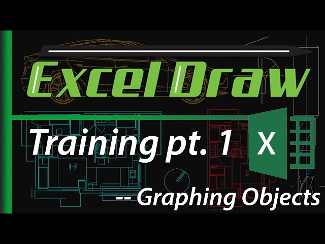Excel Draw v6.2 Training Video 1 - Creating Objects in Excel Draw