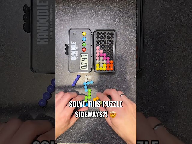 Solve This Puzzle SIDEWAYS?!