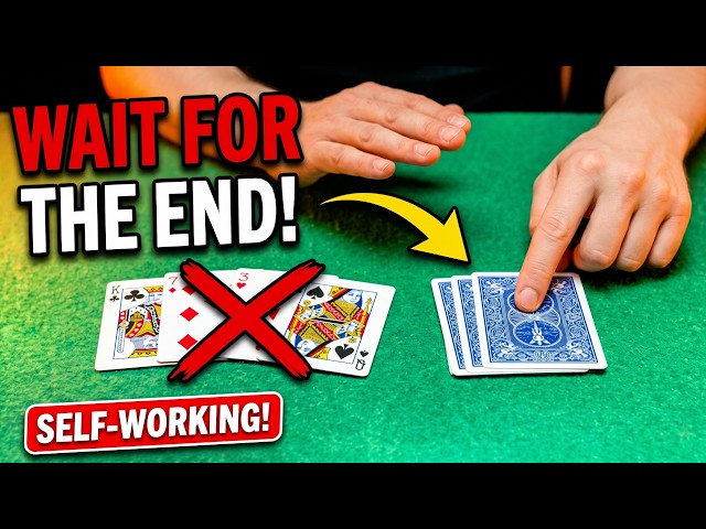 The Card Trick They Literally NEVER See Coming! (Self-Working)