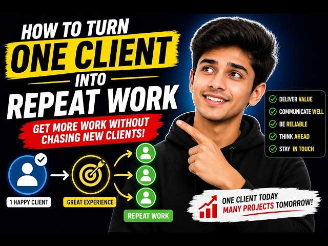 How to turn one client into repeat work