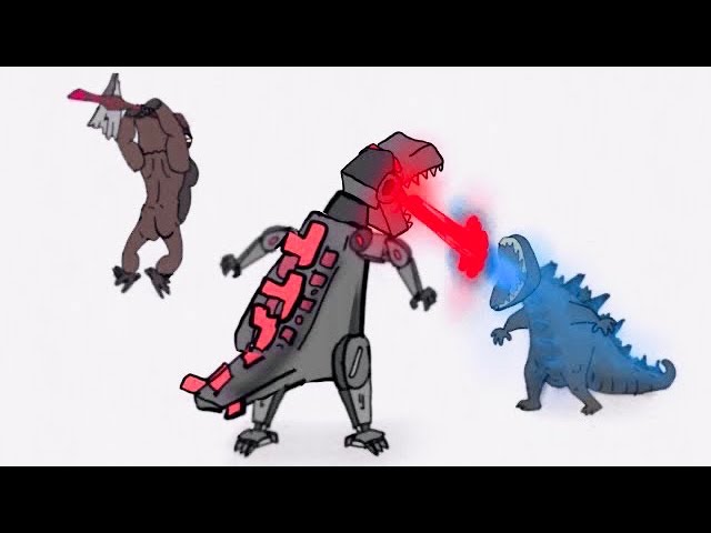 GODZILLA vs MONKEY - Part 4/ Mecha Godzilla (alternate alternate ALTERNATE ending)