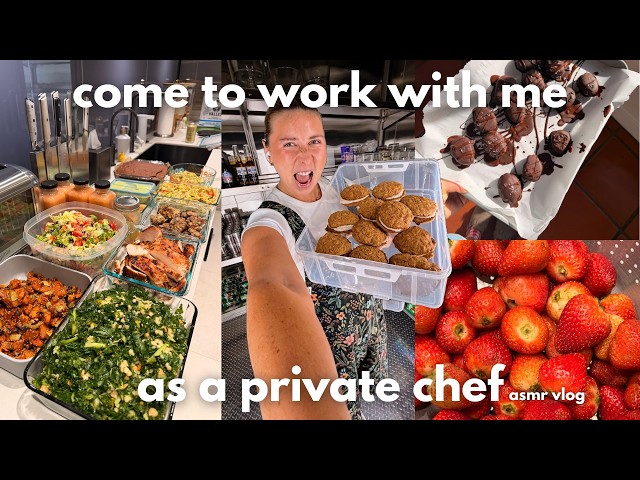 COME TO WORK WITH ME | private chef shift