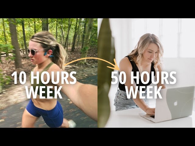 Marathon Training While Running a Business: How I do it All (A Realistic Day in The Life)