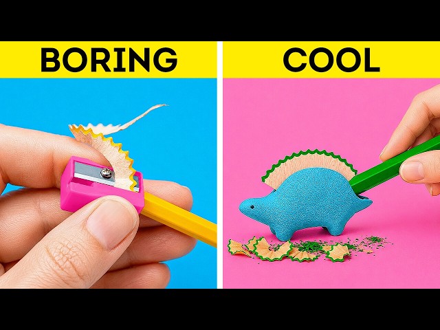 Upgrade Your School Supplies ✏️ Easy Crafts & Clever Gadgets