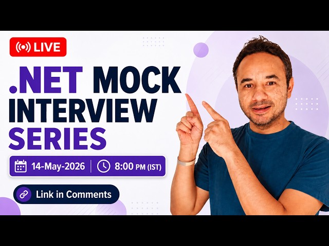 Live .NET mock interview series + Career Q&A