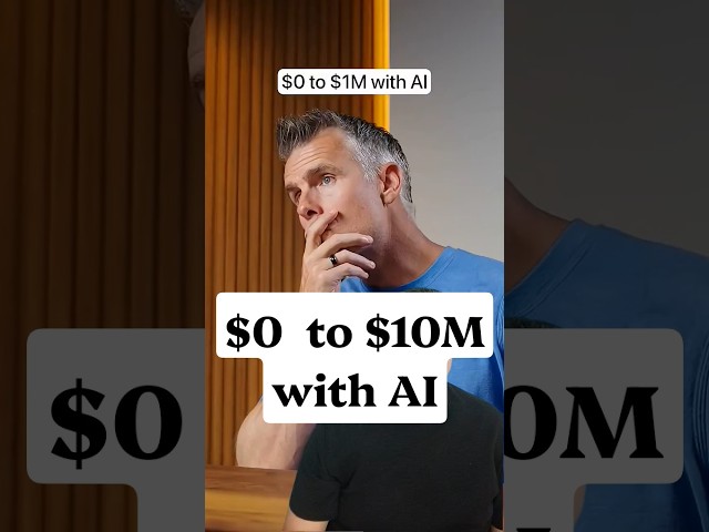 How to Go From $0 to $1M With AI
