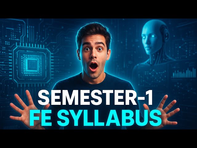 📚Semester-1 FE SYLLABUS | BTech AI & DS | 🚀 Explained in 2 Mins!