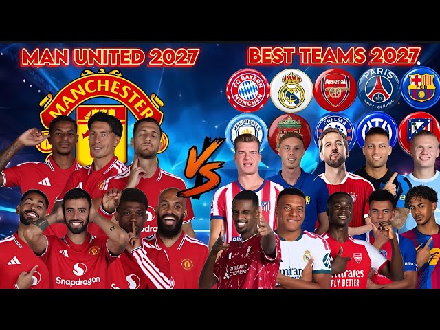 Manchester United 2027 🆚 Best Teams of 2027 || The Red Devils 👹 || Ultra VS 💥🫵