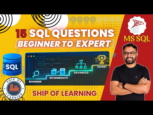 Beginner to Expert SQL Interview Questions Solved With One Real Database Step by Step - Part 1