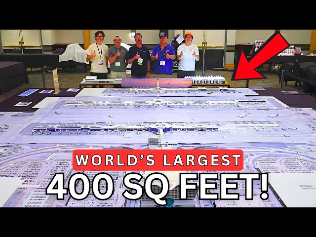 Building the WORLD's LARGEST 1:400 Scale Airport!