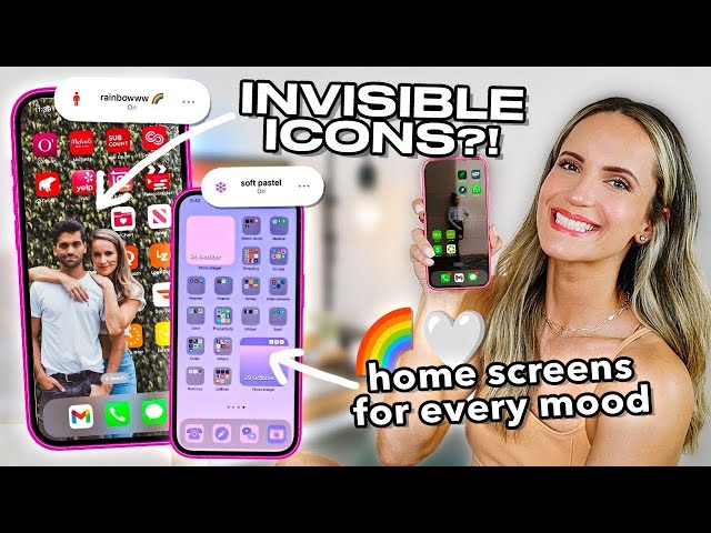 7 AESTHETIC Ways To Organize Your iPhone Apps & Home Screen!
