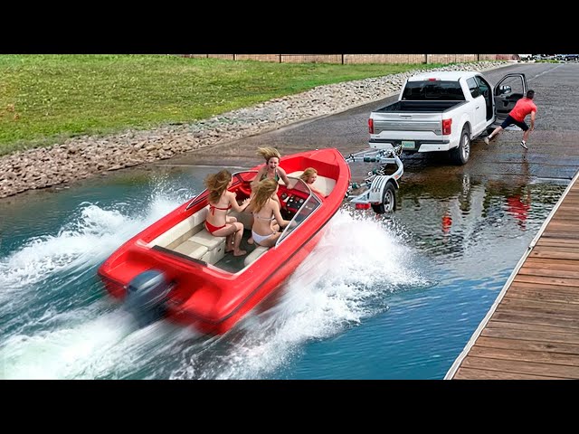 Total Idiots At The Boat Ramp!