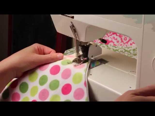 Why you need a walking foot and how to sew a rag quilt square together