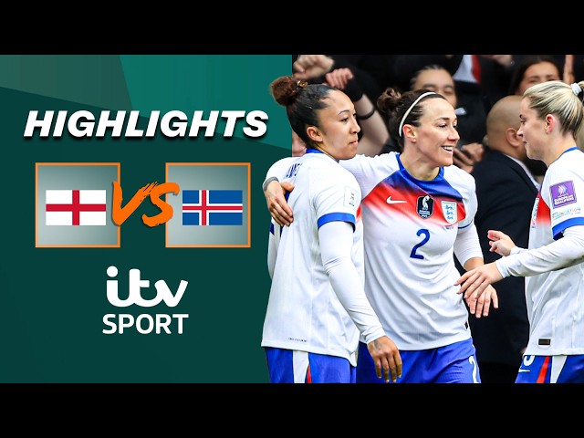 HIGHLIGHTS - England v Iceland | James shines for Lionesses! | 2027 World Cup Qualifier