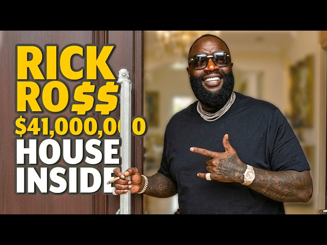 Rick Ross’s NEW $41M Miami Mega-Mansion and His MILLIONS (Promise Land & Jet & Cars) | 4K