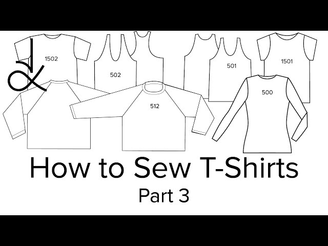 How to Sew T-Shirts - Sewing for Beginners - Part 3