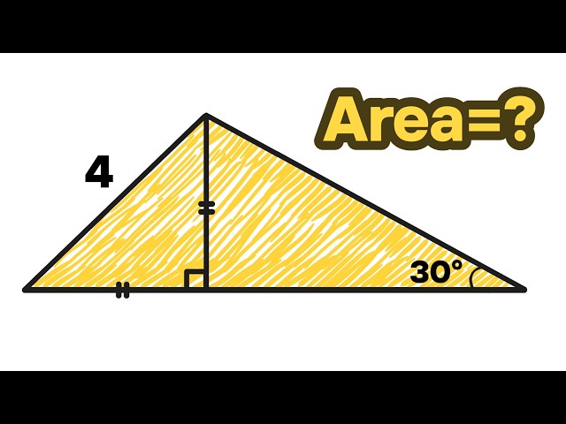 Can You Find the Shaded Area? | #math | #geometry