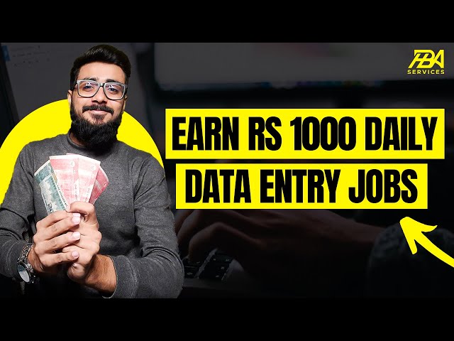 How to Make $7Day Doing Simple Data Entry Work  Data Entry Work on Fiverr  HBA Services