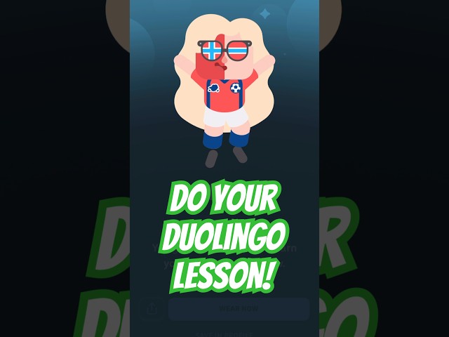 Duolingo Math unlocked the Norway suit 🇳🇴 #duolingo