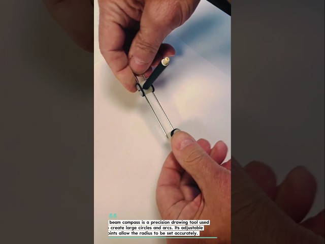 This Clever Tool Draws Perfect Circles by Hand! | Beam Compass
