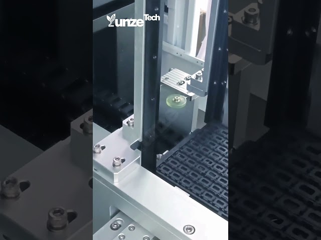 YUNZE Automated IC Tray Changer & Placement Machine Demo