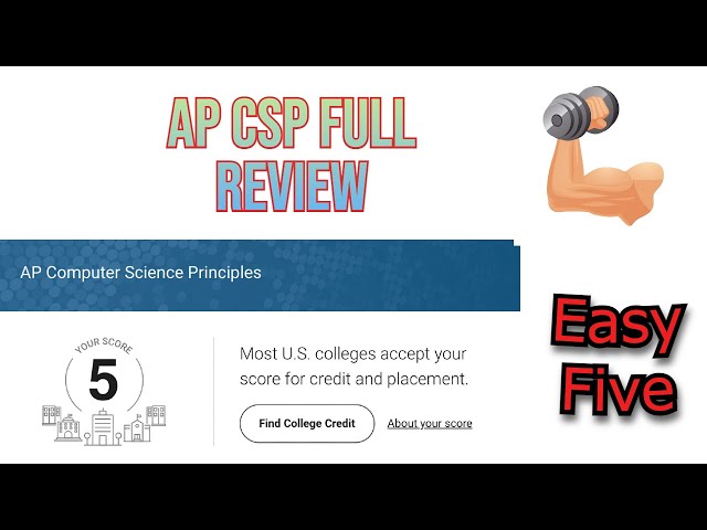 AP Computer Science Principles(Full Review of all Content) - 2025