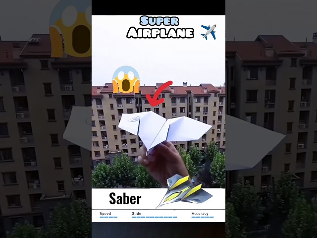 How to Make a Super Paper Plane ✈️ | Easy & Fast Flying Paper Airplane