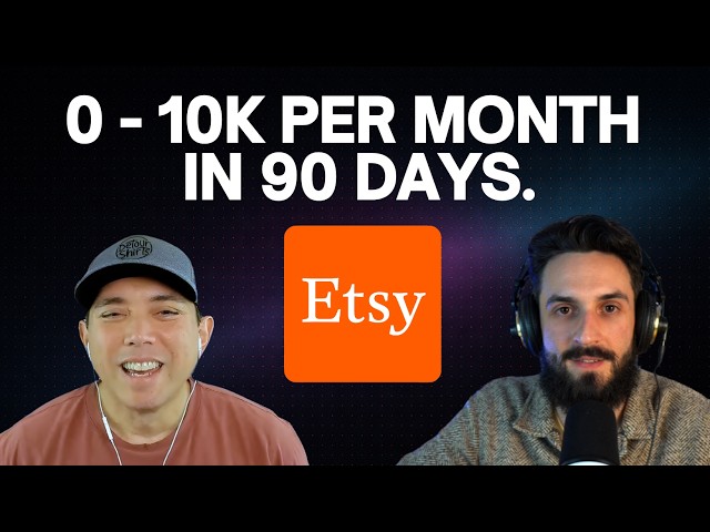 Insane... How this Etsy seller reached 10k per month in 90 days... w/ @DetourShirts
