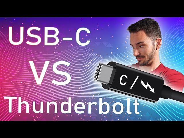 USB C vs Thunderbolt 3 Explained