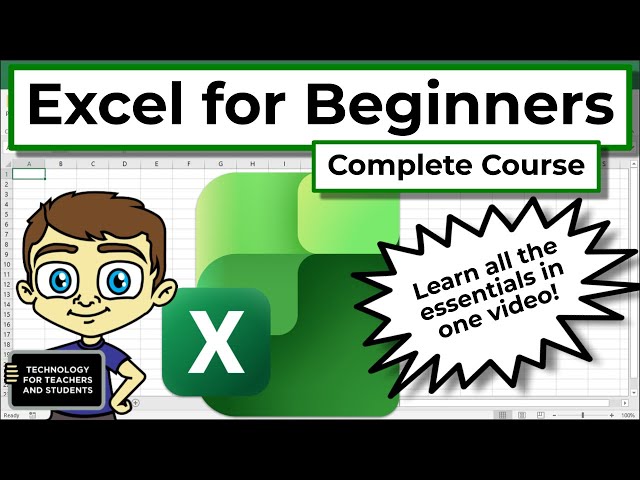 Excel for Beginners - The Complete Course