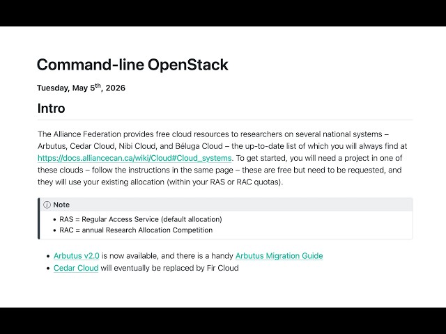 OpenStack command line in action: VMs in minutes