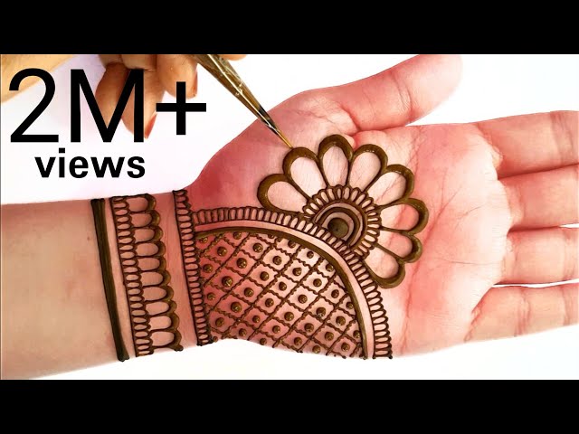Latest Easy Mehndi design for Ramzan | Beautiful Simple Mehandi design| Henna Design