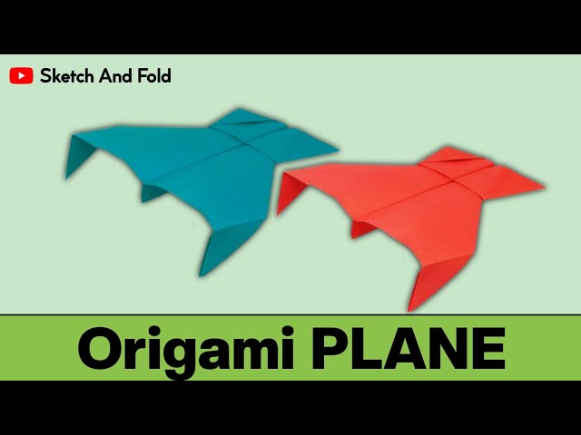 How To Make Origami Plane | Sketch And Fold