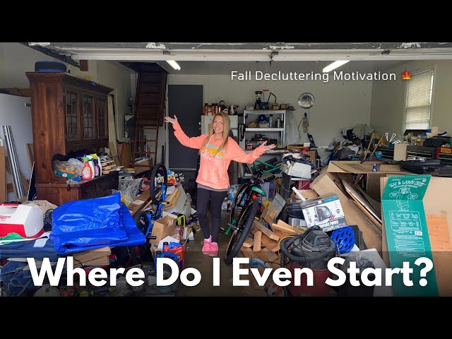 My Garage Was OUT OF CONTROL! | Extreme Fall Decluttering Motivation (REPLAY) 