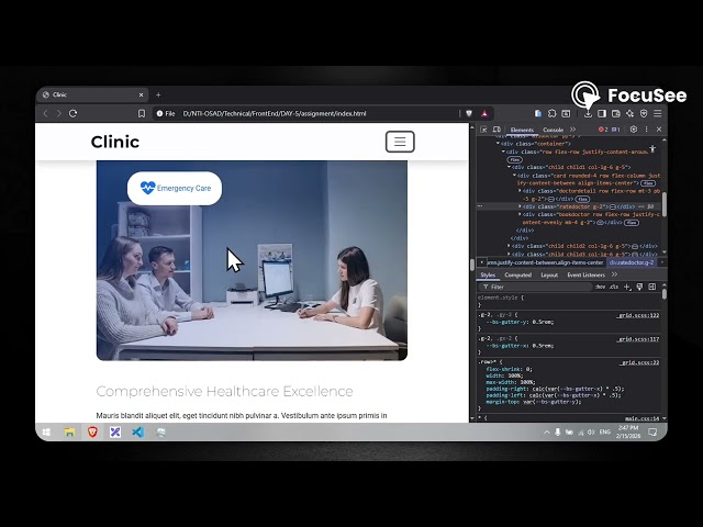 Healthcare Website with Bootstrap 5 | Responsive Web Design Tutorial