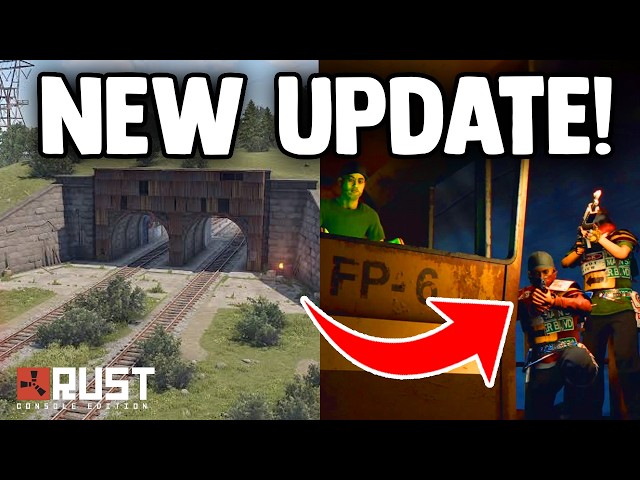 RUST CONSOLE UPDATE! Underground Trains COMING, Performance Update & NEW DLC!