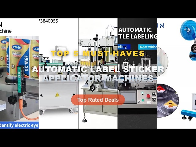 Ultimate Guide to the Best Automatic Label Sticker Applicator Machines - ZONESUN XL T851 Automatic F