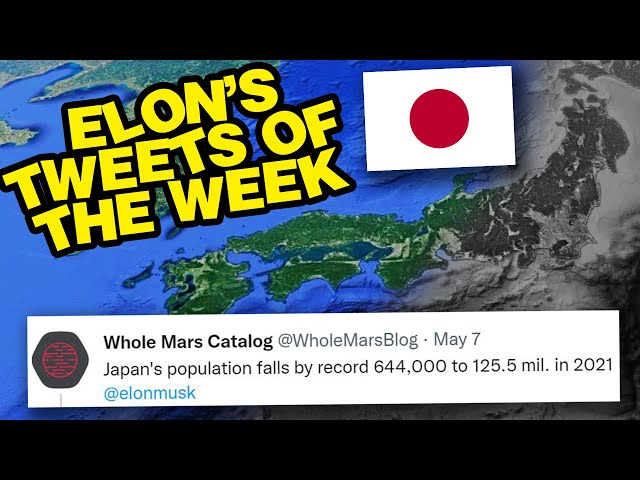 Japan Will Cease To Exist?? | Elon's Tweets of the Week