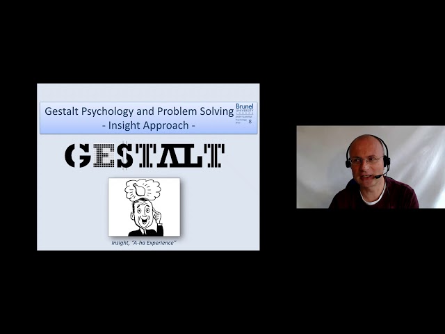 Cognitive Psychology 08 - Problem Solving & Expertise - Part 2 (Theories of Problem Solving 1)