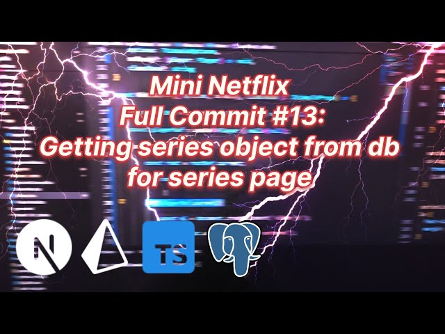 Developing Mini Netflix on Next Js | Full Commit, Deep explanation  #webdevelopment #nextjs