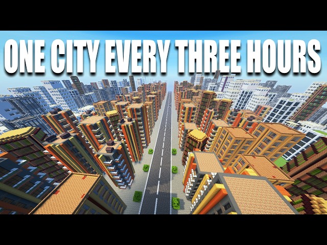 I built a machine that can build ENTIRE Minecraft cities!