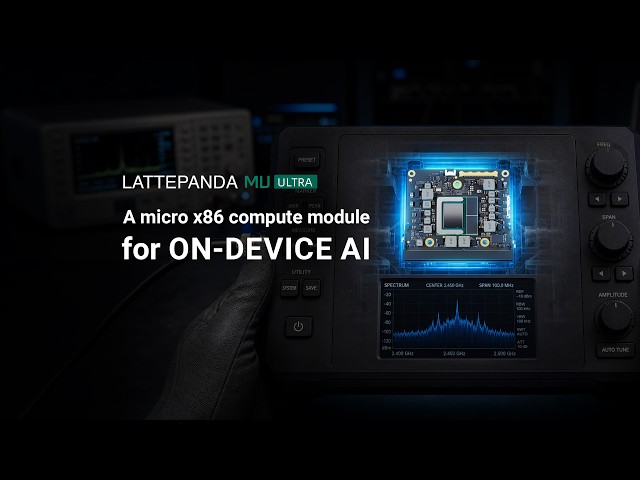 LattePanda Mu Ultra - A micro x86 compute module for on-device AI