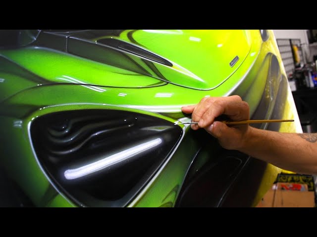 Lime Green McLaren 720S | Art on Wheels