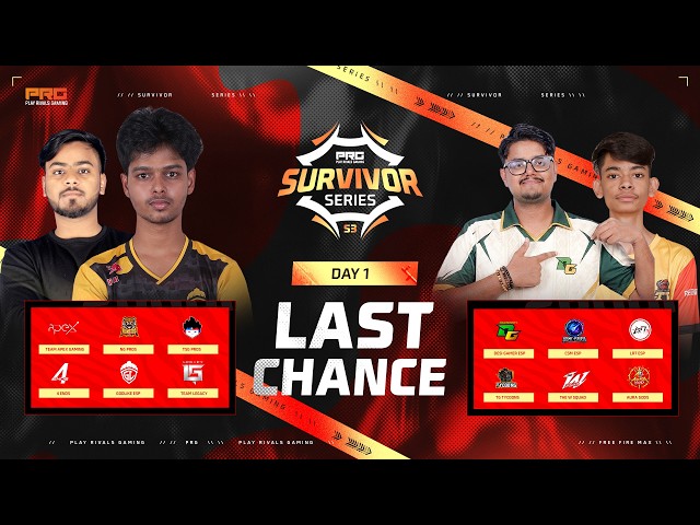 🔴 PRG Survivor Series | Last Chance Day-1