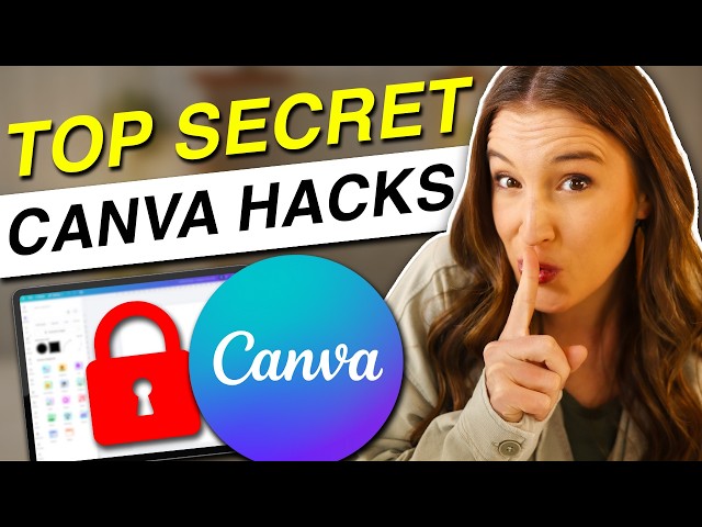 CANVA DESIGN SECRETS that make you look like a PRO 🤫 (6 Next-Level Canva Hacks)
