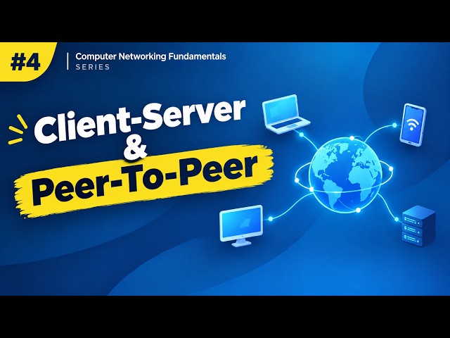 Client-Server vs Peer-to-Peer Architecture Explained | Networking Basics